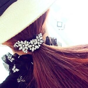 🛍Crystal Hair Barrette Clip Wedding Prom Hair New